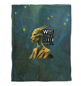 Full shot of Pirate Deer Captain Duvet Cover on a bed.